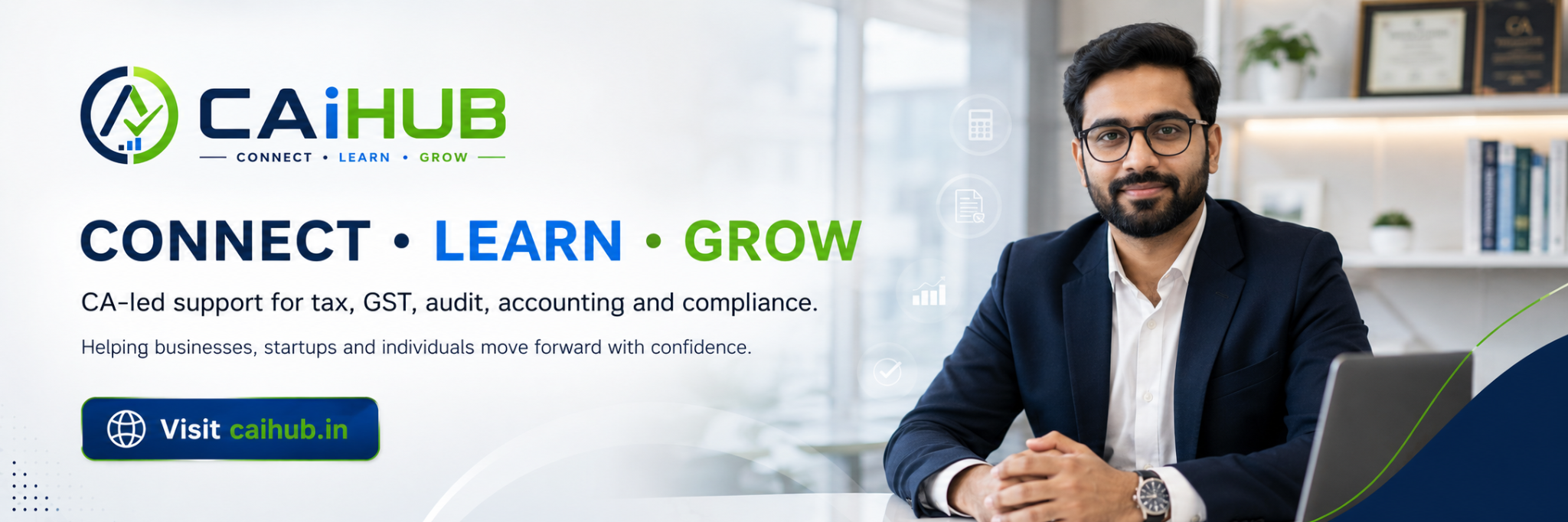 Visit CAiHUB professional services platform